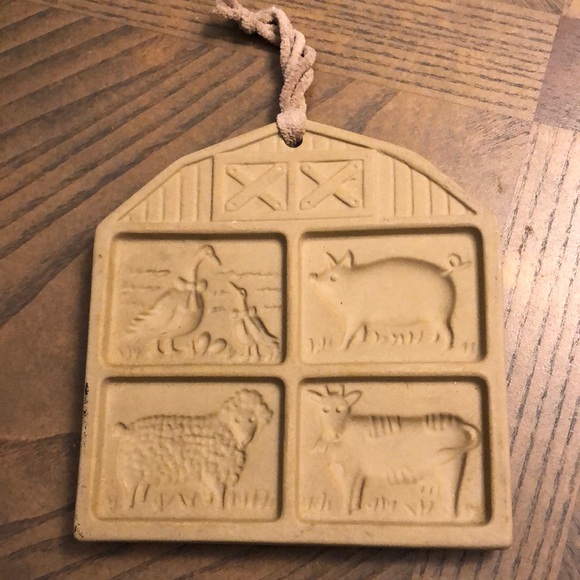 Vintage Pampered Chef stoneware farmyard Friends - Picture 1 of 5